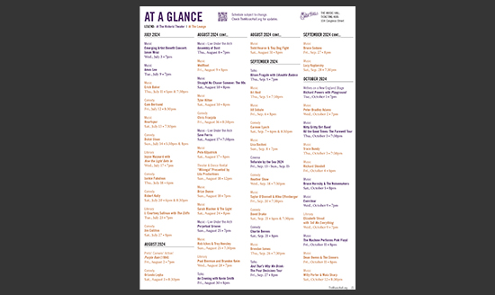 At A Glance: Starting July 2024