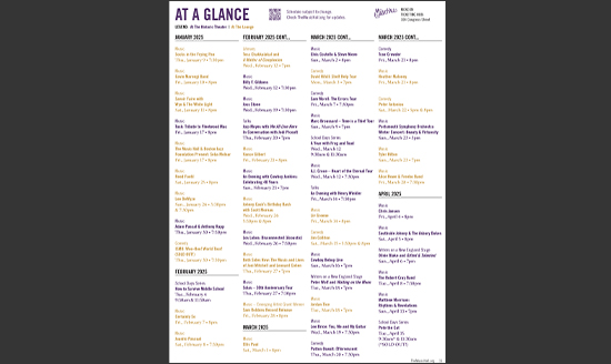 At A Glance: Starting January 2025